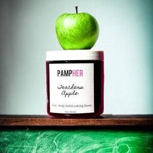 PAMPHER TEACHERS APPLE HAND + BODY EXFOLIANT SCRUB